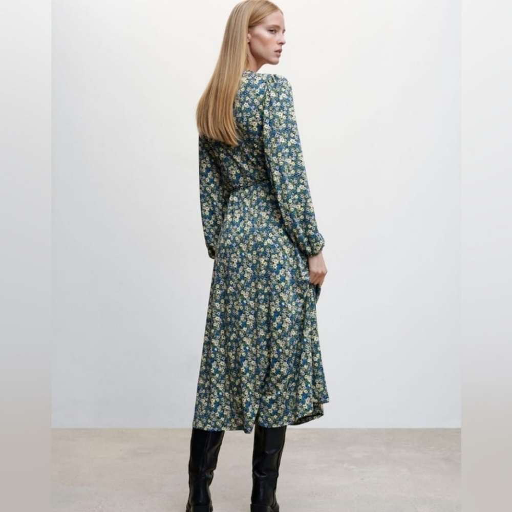 MANGO True wrap style dress - Picture 5 of 5